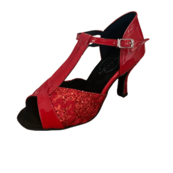 Red dance shoes australia Rosita bachata dance shoes