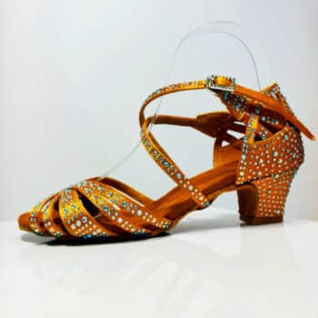 4.5 cm chunky heels for salsa dancing