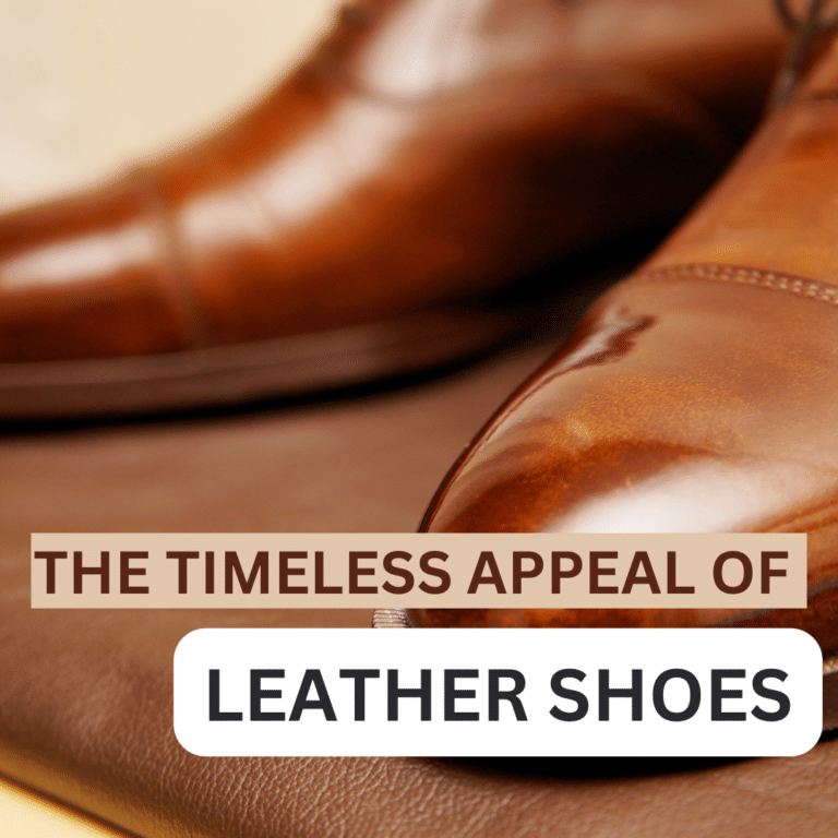 Leather shoes