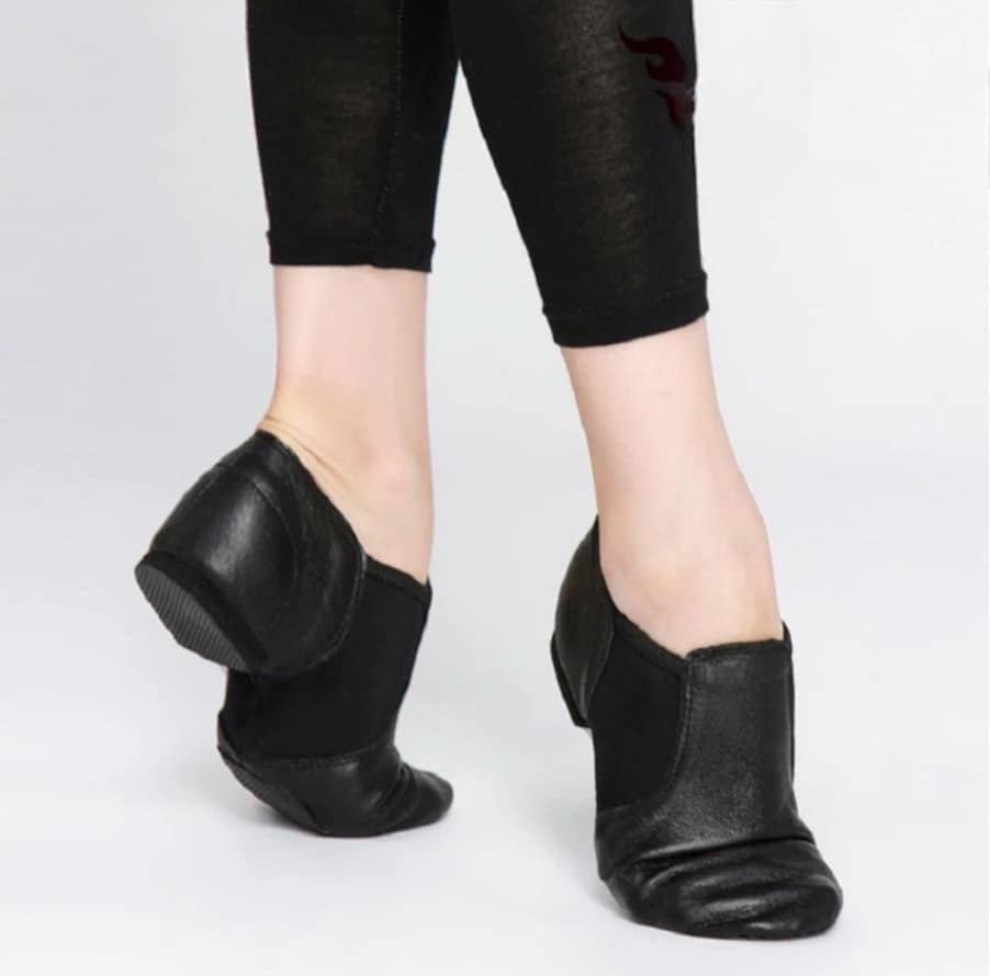 Pull on Black Jazz Shoes