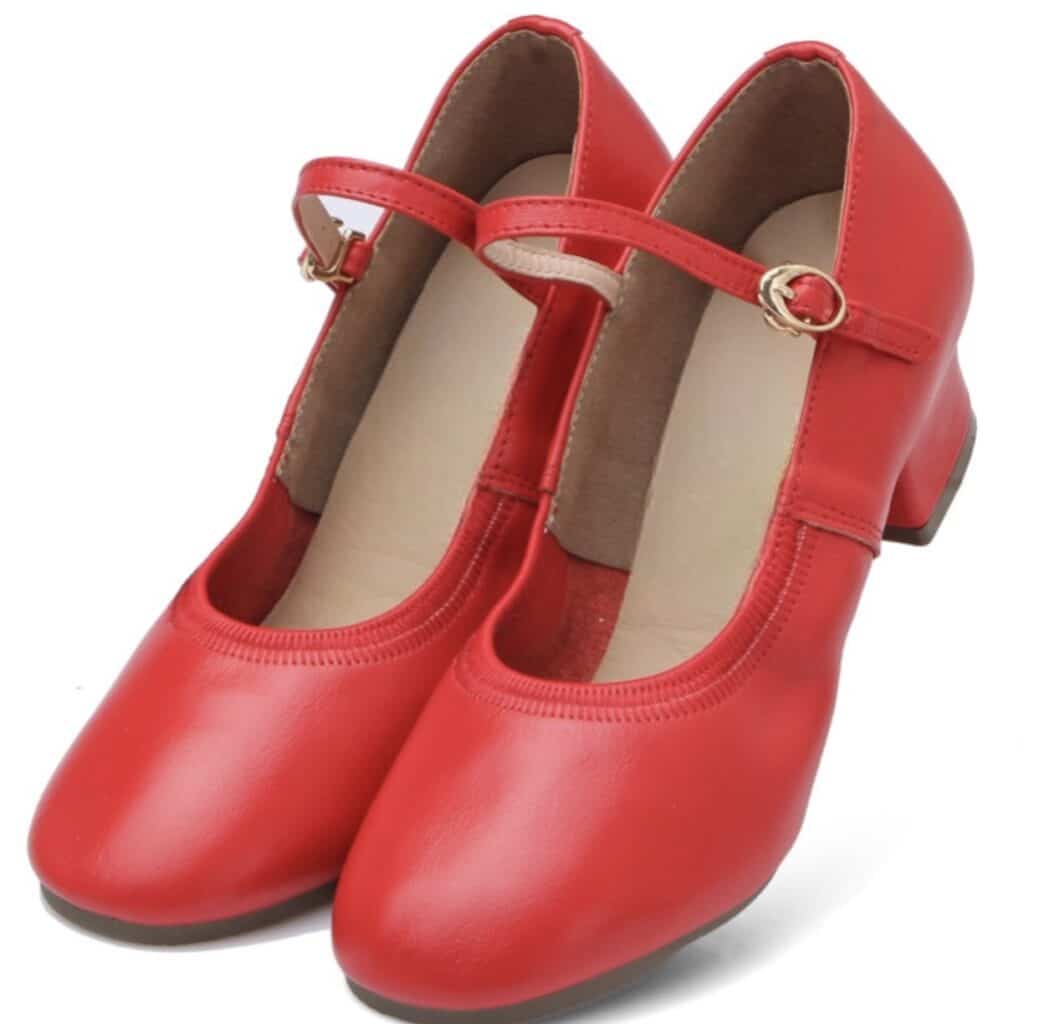 Red Swing Dance Shoes