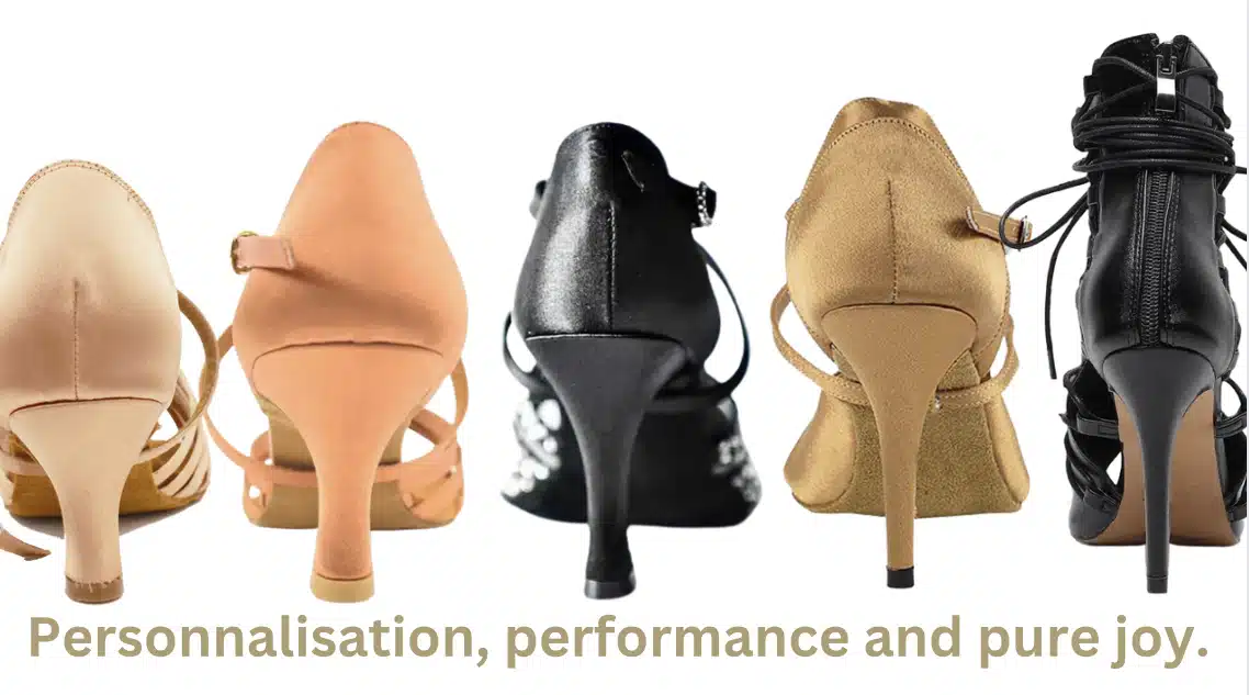 heel height option for dance shoes