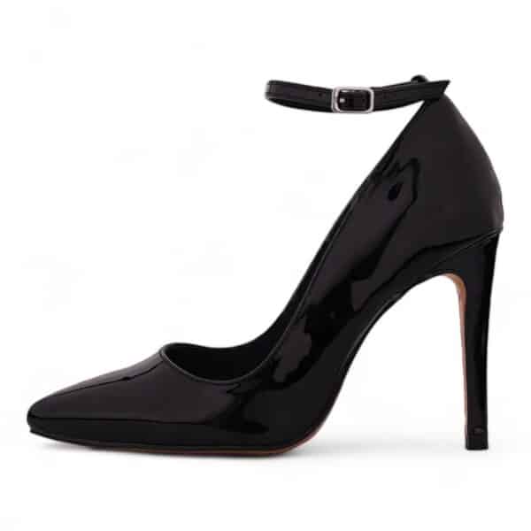 black patent pumps heels dance shoes