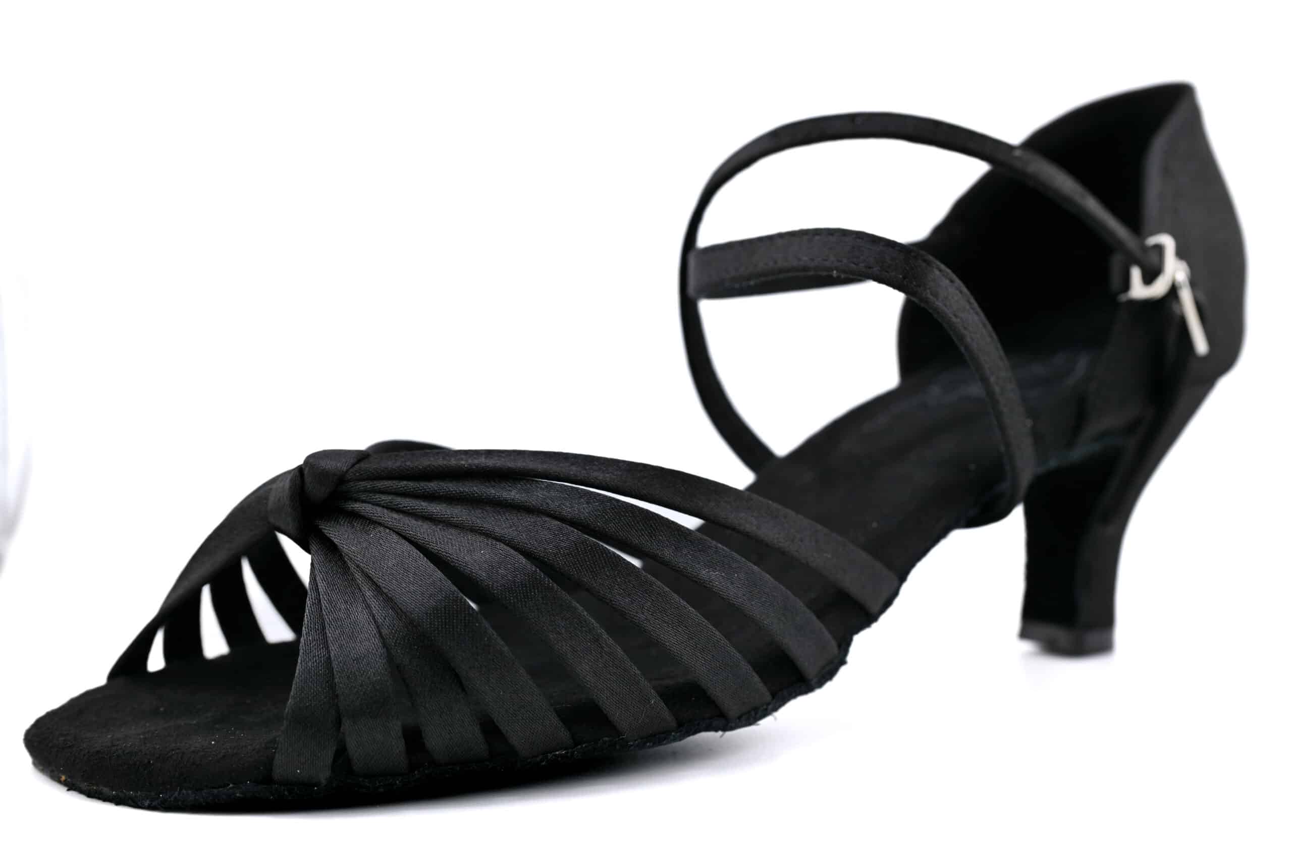 black latin dance shoes with ankle straps from Latin Dance Shoes Australia