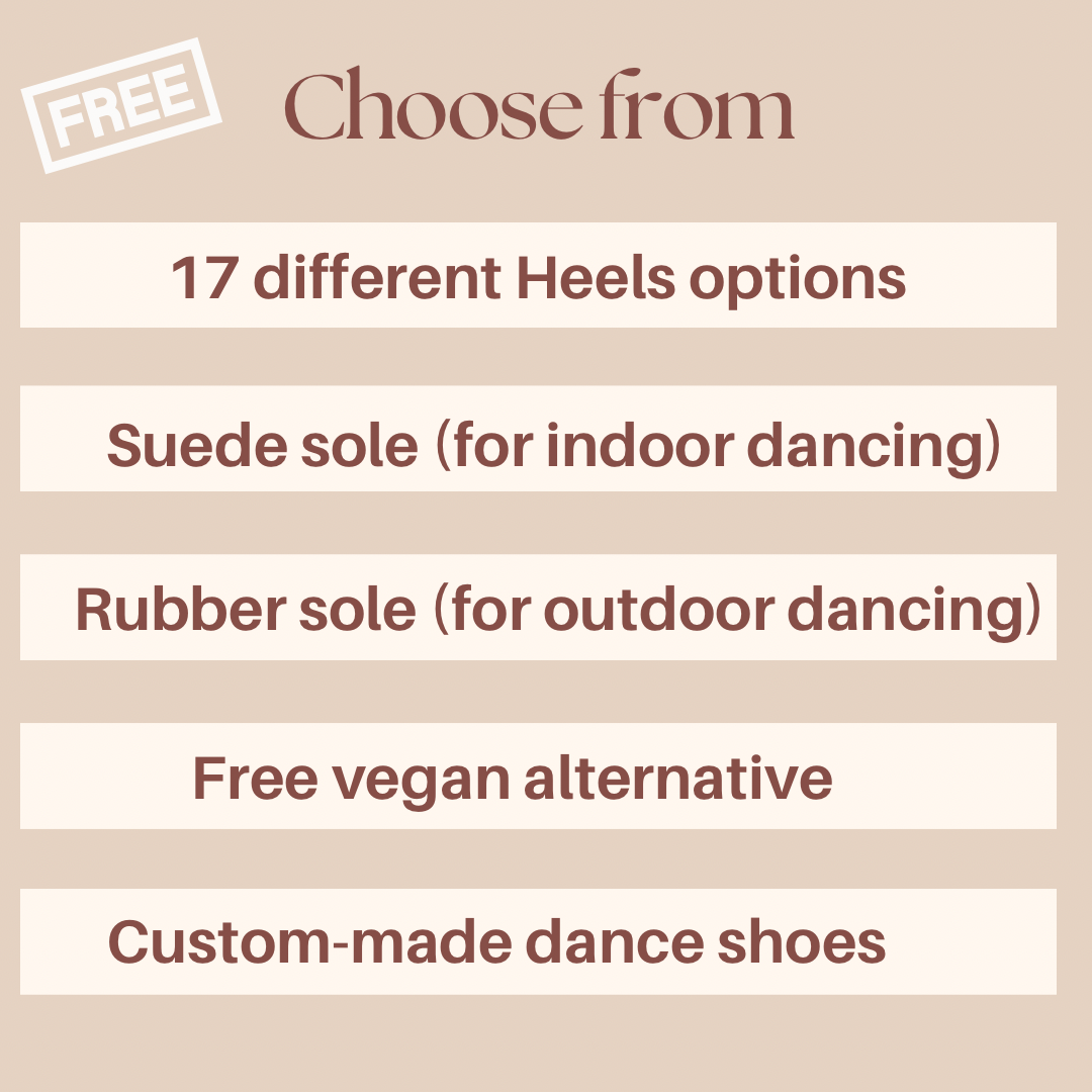 custom made dancing shoes for latin ballroom dancers
